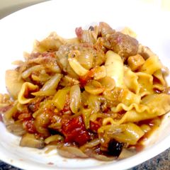 A picture of Meatball Pasta Bake.