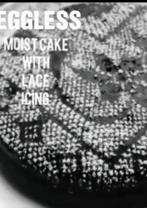 A picture of Eggless moist chocolate cake without oven.