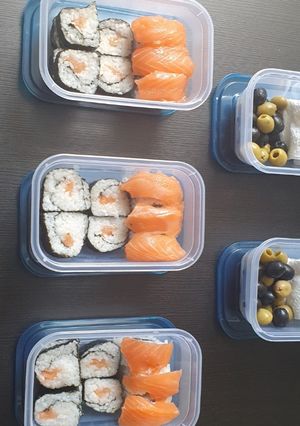A picture of Sushi Rolls.