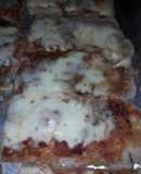 Pizza con polvo de hornear