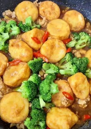 Foto resep Tofu saus tiram brokoli