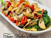 Gambar tumis sayur kailan