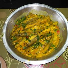 Bata fish curry A picture of Bata fish curry.