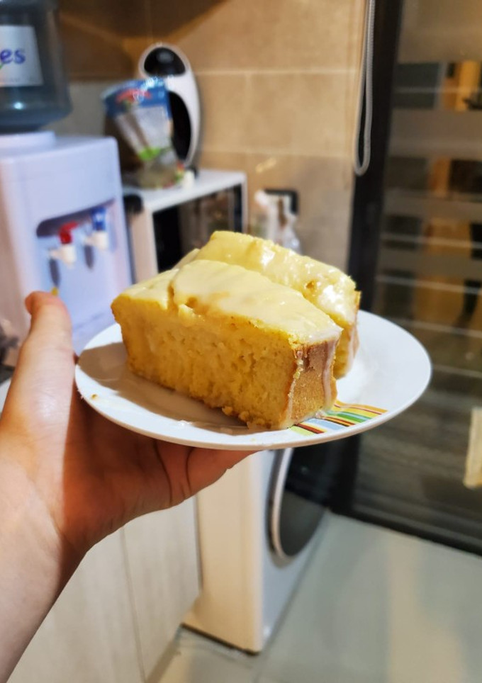 Una foto de Budín de limón
