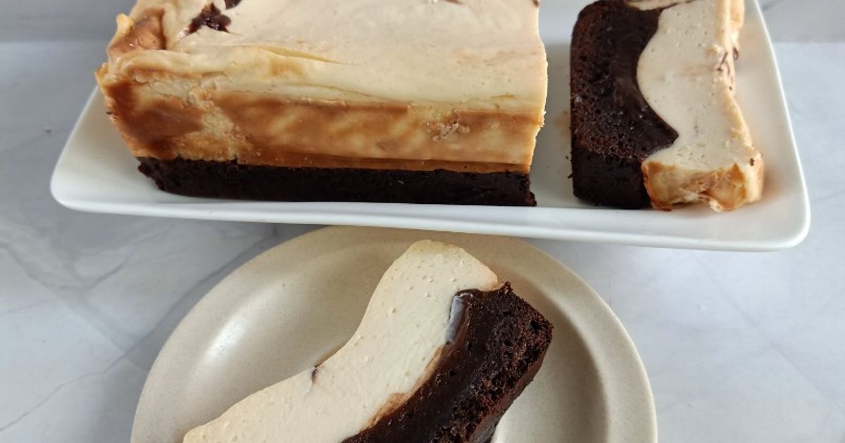Brownies Burnt Cheesecake