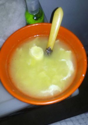 Una foto de Sopita de huevo