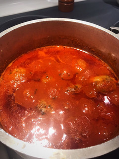 A picture of Julie’s Homemade Italian Tomato Sauce (a-k-a Sunday Gravy).