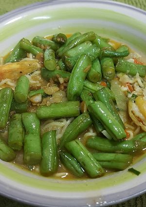 Una foto de Ramen de gambas y habichuelas