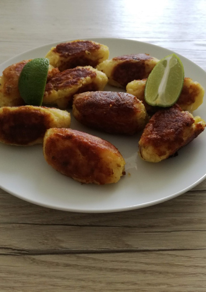 Una foto de Croquetas patatas-bacalao