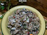 Kerabu Jantung Pisang Daun Cekur
