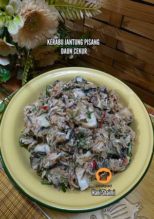 Gambar 24:6:26 - Kerabu Jantung Pisang Daun Cekur