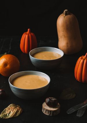 Une photo de Soupe butternut à l’orange et à la vanille