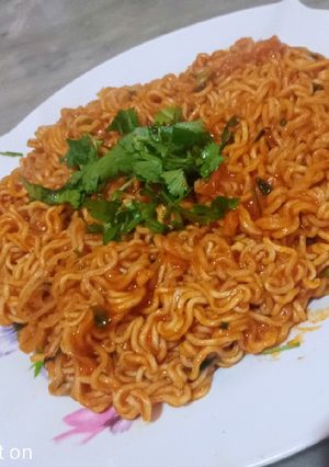 صورة لوصفة اندومي كوري