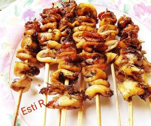 Mudahnya Menyajikan Sate Cumi  Cumi Nikmat Lezat