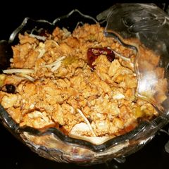 A picture of Khara masala qeema.