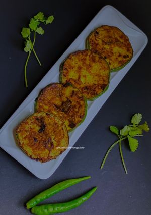 A picture of Bihari style Baigan Fry.