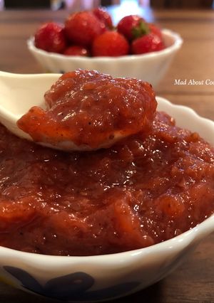 A picture of Strawberry Apple Chutney – Fruit Based Dip.