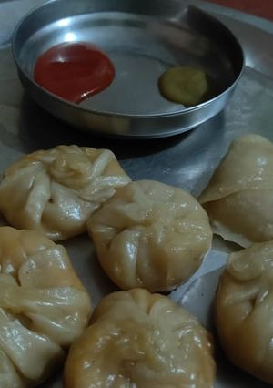A picture of Vegetable momos.