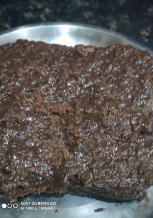 A picture of Chocolate cake from biscuit.