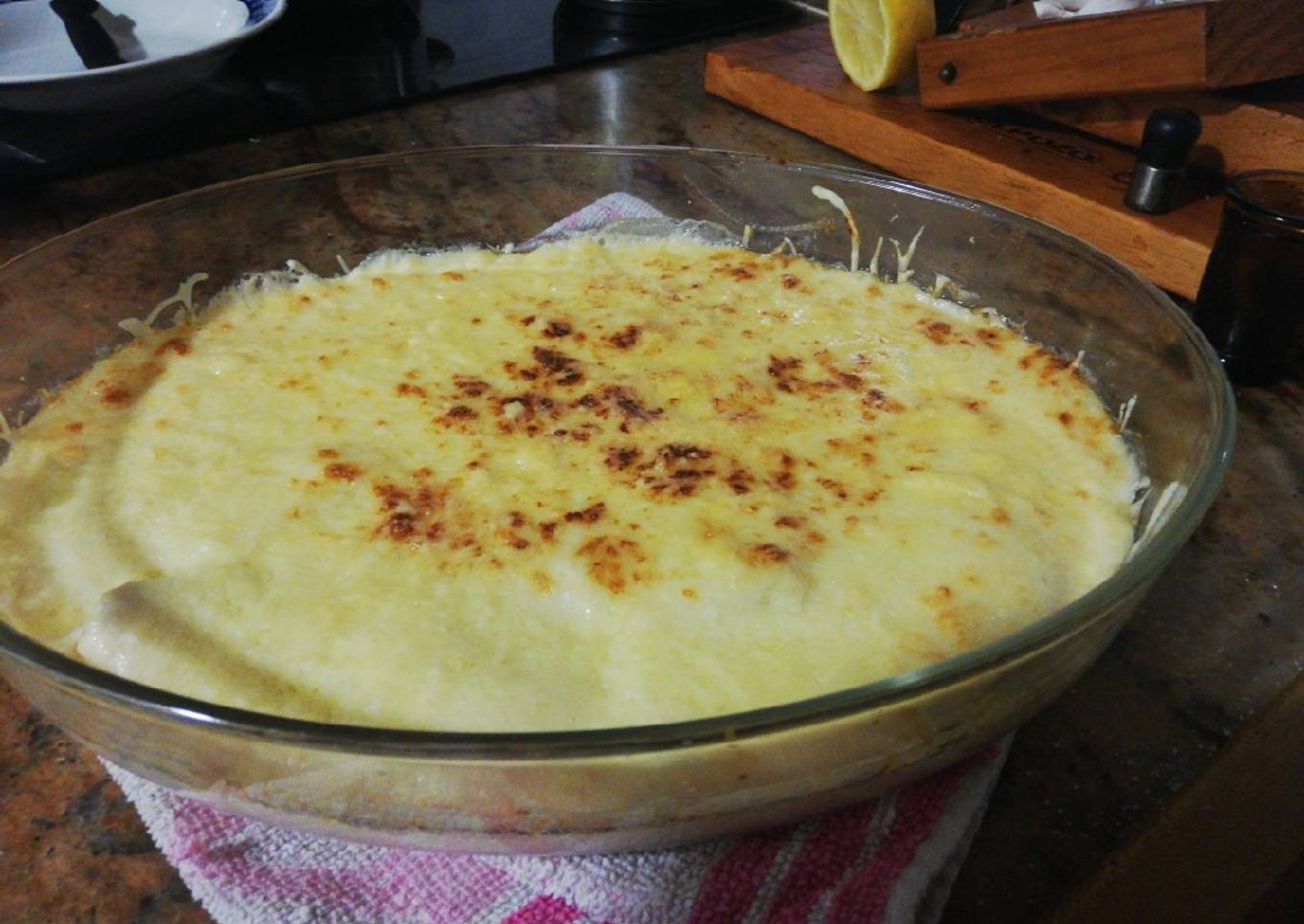 Pechugas con bechamel