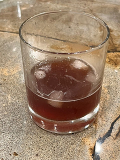 A picture of Blood and Sand cocktail.