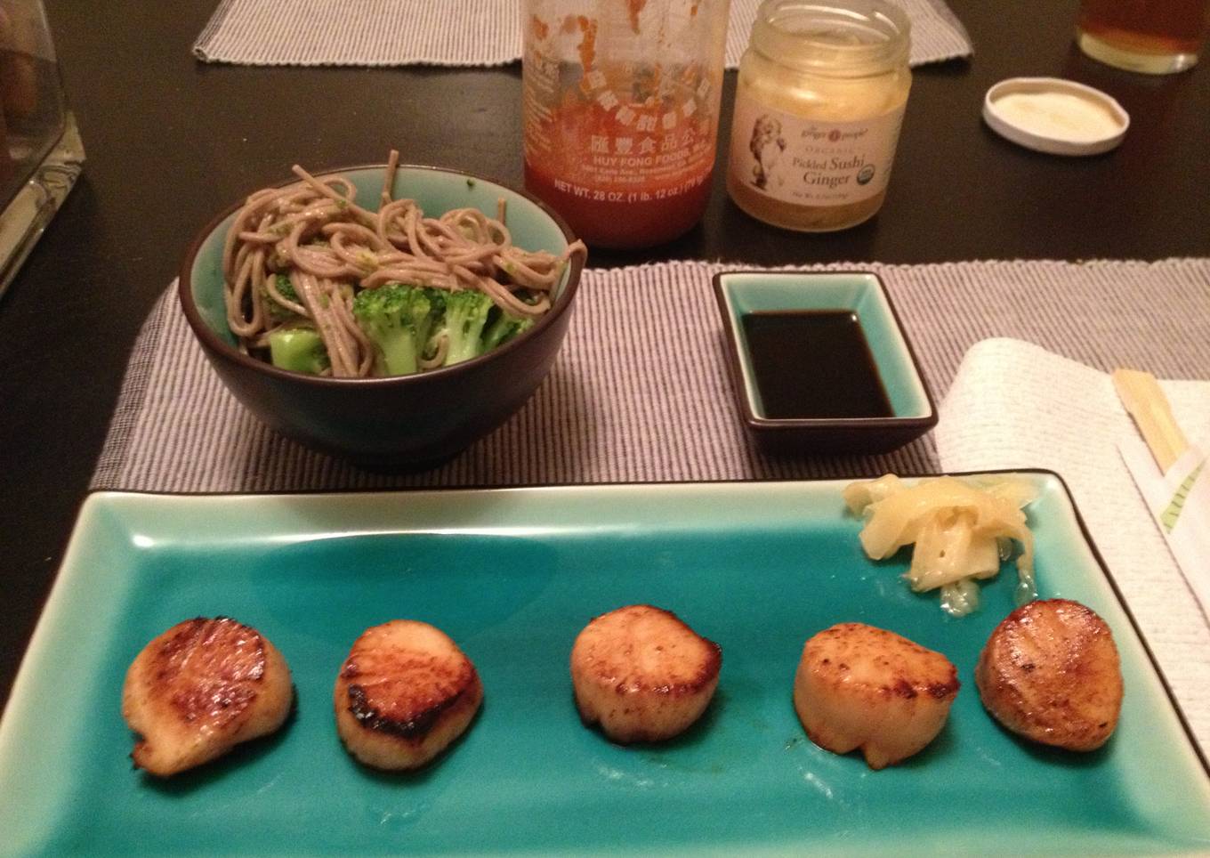 Spicy Seared Scallops