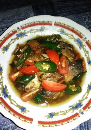 Foto resep Ikan Asin Asam Manis Pedas