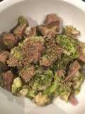 Agnello con cavolfiore e broccoli