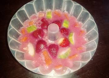 Mudah Cepat Memasak 258. Puding Buah...segarr Sedap Nikmat