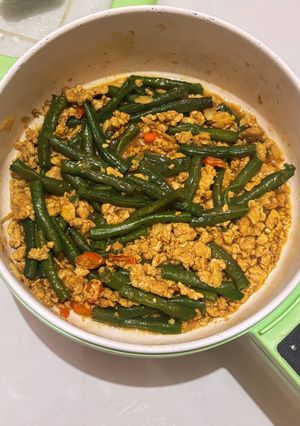 Foto resep Tumis Kacang Panjang Orak-Arik Telur Pedas Manis