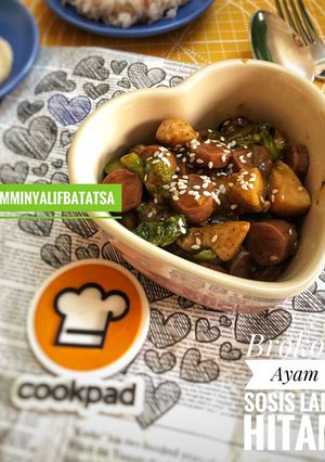 Foto resep Brokoli Ayam Sosis Lada Hitam