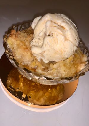 A picture of Apple Crumble (Vegan).