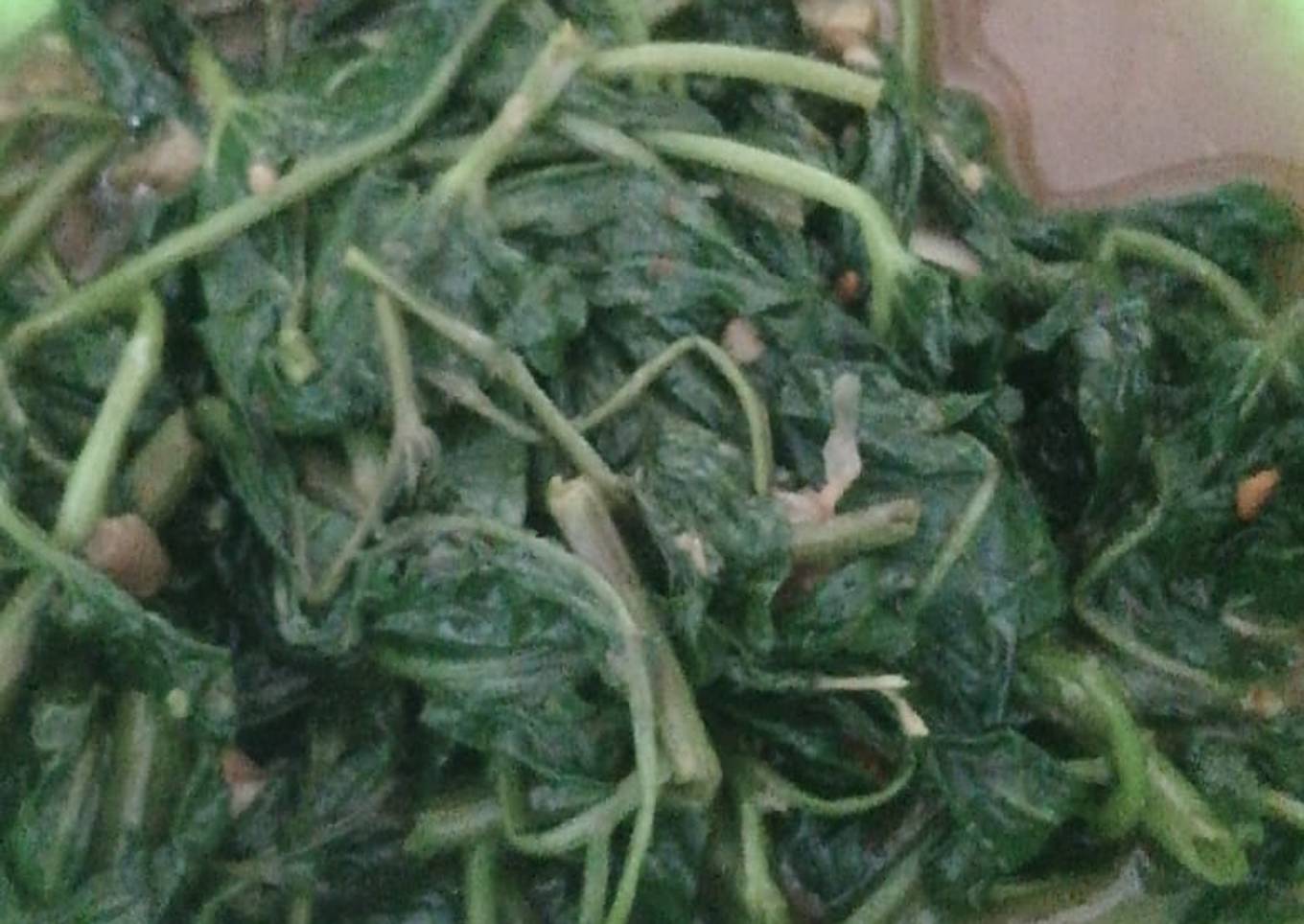Tumis kangkung khas cirebon