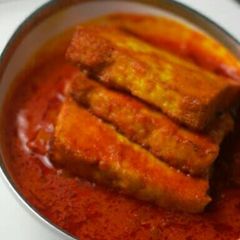 A picture of Tamatar Chaman (paneer).