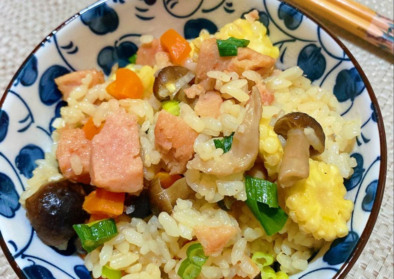 Nasi Jamur Komplit