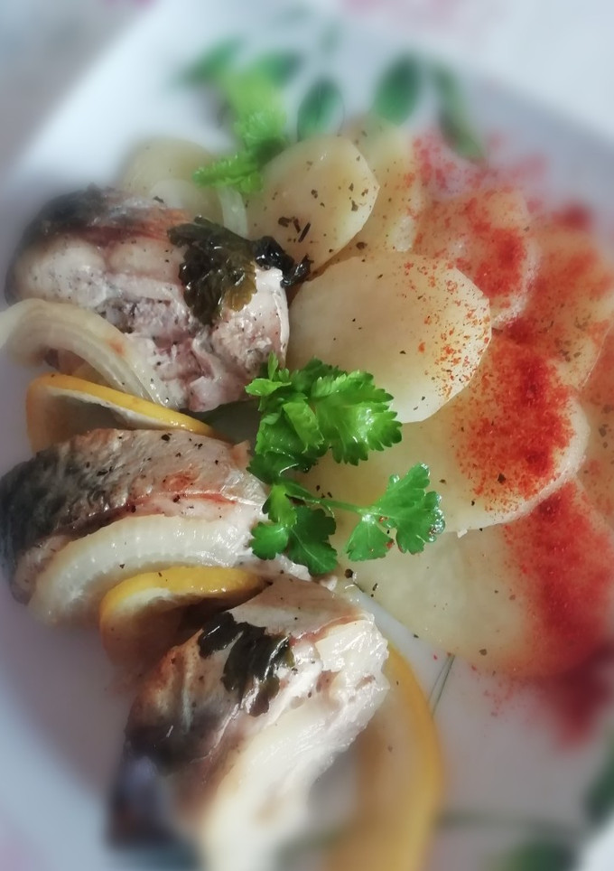 Una foto de Caballa al horno
