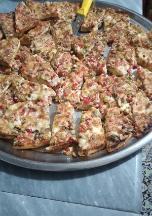 عکسی از دستور پیتزا