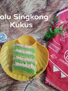 Foto resep Bolu singkong kukus 2 lapis