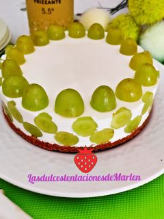 Una foto de Tarta de Uvas y Queso