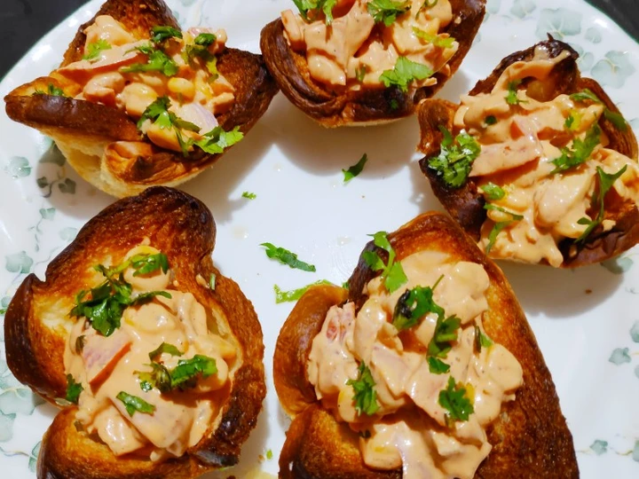 Easy Steps to Make Creamy corn in bread baskets the Delicious Perfect