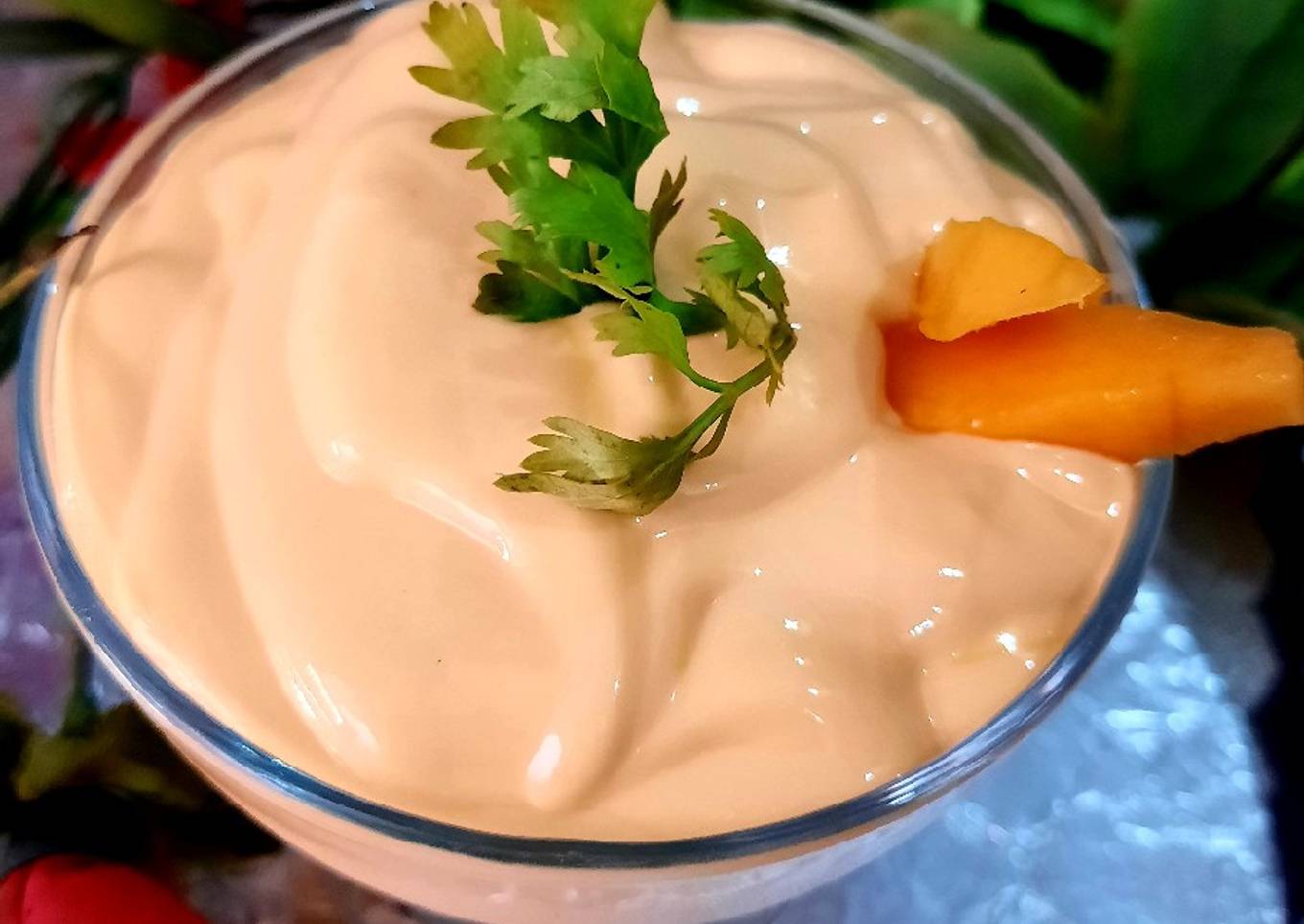 Mango creamy dessert