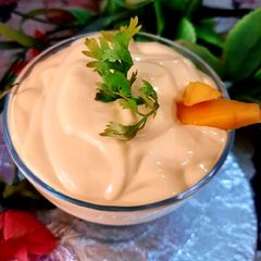 A picture of Mango creamy dessert.