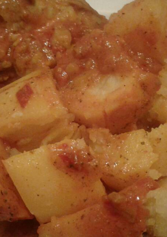 Una foto de Estofado de papas y pollo