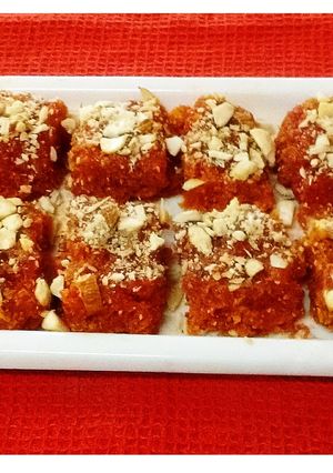 A picture of Gajar ka halwa or gajrela #Dussehra post #megacontest.