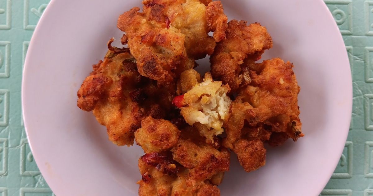 Bakwan ayam telur tahu