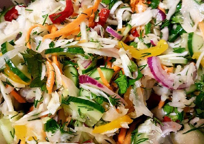 Простой салат "Остатки сладки"