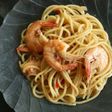 Spaghetti dengan Udang Teriyaki
