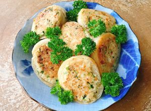 Hình của món Món chay dễ làm| Bánh mì nhồi đậu chiên giòn.