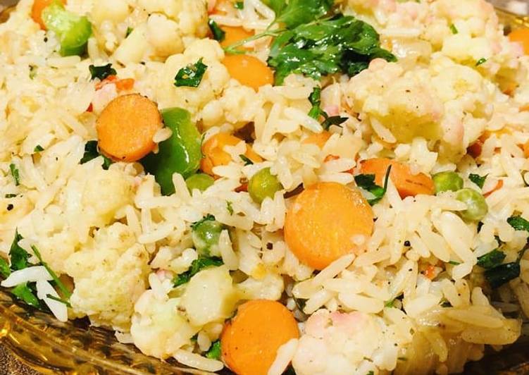 How to Prepare Homemade Cauli Rice veggies