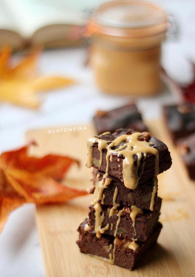 Una foto de Brownie de caquis by @latoneira